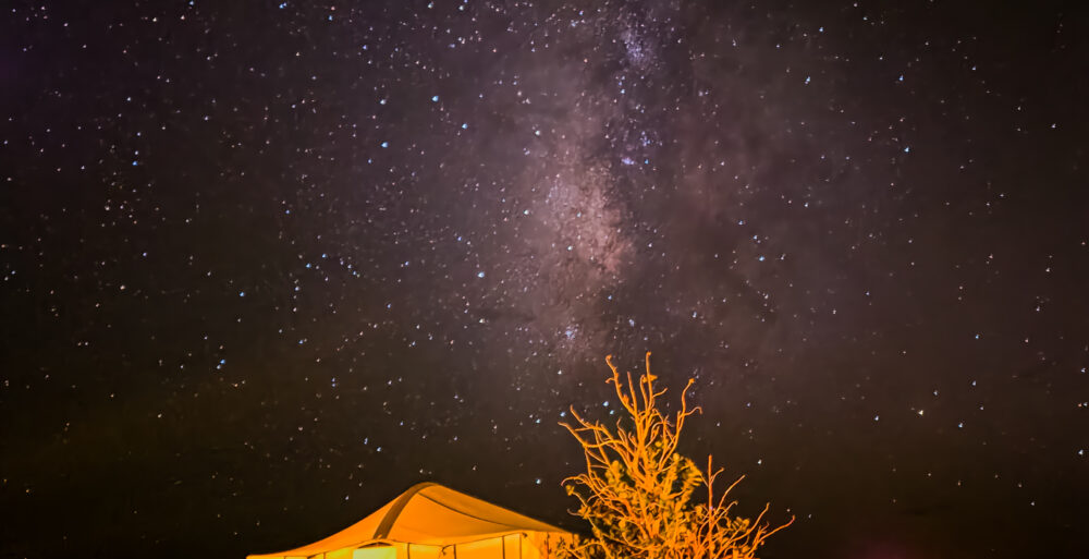 nuit dans le désert du Maroc