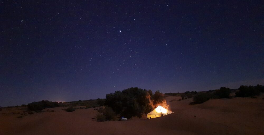 nuit dans le désert maroc